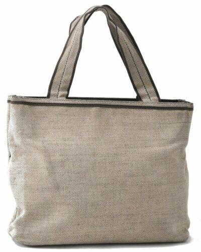 Authentic PRADA Canvas Hand Bag Beige: This item qualifies for FREE DOMESTIC SHIPPING to customers in the USA Brand: PRADA Style: Hand Bag Country/Region of Manufacture: Italy Type: Hand Bag Bag Length: 9.3inches (23.5cm) Department: Women