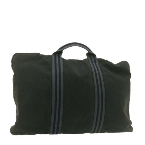 Authentic HERMES Fourre Tout Hand Bag Black Cotton: This item qualifies for FREE DOMESTIC SHIPPING to customers in the USA Department: Women Model: HERMES Fourre Tout Size: W53 x H34 x D2cm(Approx) Brand: HERMES Country/Region of Manufacture: France St