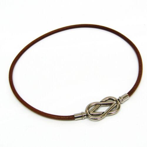 Authentic Hermes Atame Choker Leather Metal Charm: This item qualifies for FREE DOMESTIC SHIPPING to customers in the USA Brand: Hermes Country/Region Of Manufacture: Unknown The BIDHAUS Guarantee: Photos descriptions and estimates were prepared with 