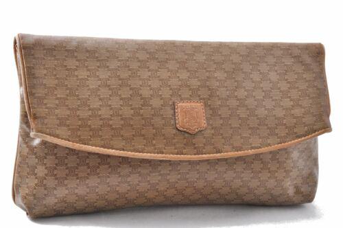 Authentic CELINE Macadam Pattern Clutch Bag PVC Leather: This item qualifies for FREE DOMESTIC SHIPPING to customers in the USA Brand: CELINE Material: PVC/Leather Style: Clutch Bag Color: Beige Department: Women Country/Region of Manufacture: Italy Bag Hei