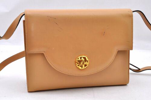 Authentic Ferragamo Leather Shoulder Bag Beige: This item qualifies for FREE DOMESTIC SHIPPING to customers in the USA Brand: Salvatore Ferragamo Bag Height: 7.1inches (18cm) Material: Leather Bag Depth: 3.1inches (8cm) Style: Shoulder Bag MPN: Doe