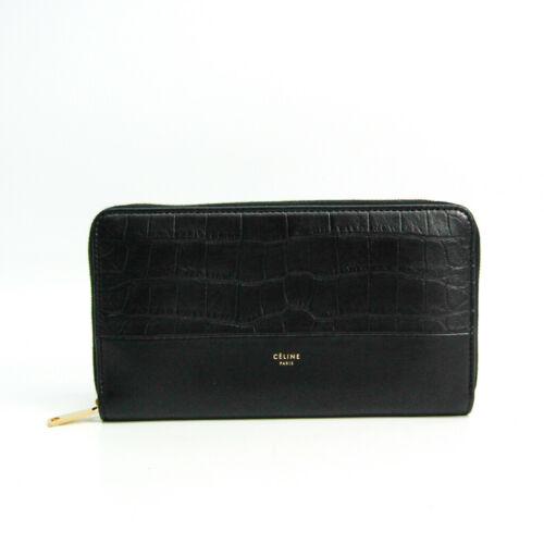 Authentic Celine Large Zipped Multifunction Women's: This item qualifies for FREE DOMESTIC SHIPPING to customers in the USA Brand: Celine Vintage: Yes Type: Long Wallet (Bi-Fold) Handmade: Yes Color: Black Year Manufactured: 2020-2029 Department: Unisex