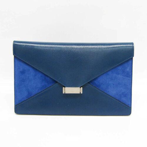 Authentic Celine Diamond 171003 Women's Leather Suede: This item qualifies for FREE DOMESTIC SHIPPING to customers in the USA Brand: Celine Occasion: Business Material: Leather Suede Country/Region Of Manufacture: Italy Style: Clutch Bag Personalize: No C