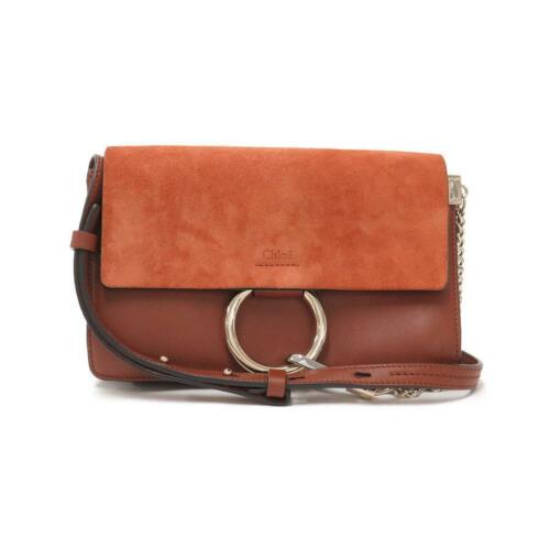 Authentic Chloe Bag 3S1127 H2O: This item qualifies for FREE DOMESTIC SHIPPING to customers in the USA Brand: Chloe Style: Shoulder Bag Color: Bdu Caramel Gold Parts Material: Calf + Suede Gender: Ladies Size: W X H X Gusset (W) : 2