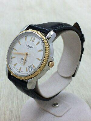 Authentic TISSOT Ballade Self-Winding Analog Leather: This item qualifies for FREE DOMESTIC SHIPPING to customers in the USA Brand: TISSOT Color silver Material / Fabric Leather Actual size Watch: Case length: 4 / Case width: 3.7 / Dial length: 2.9 / Dia