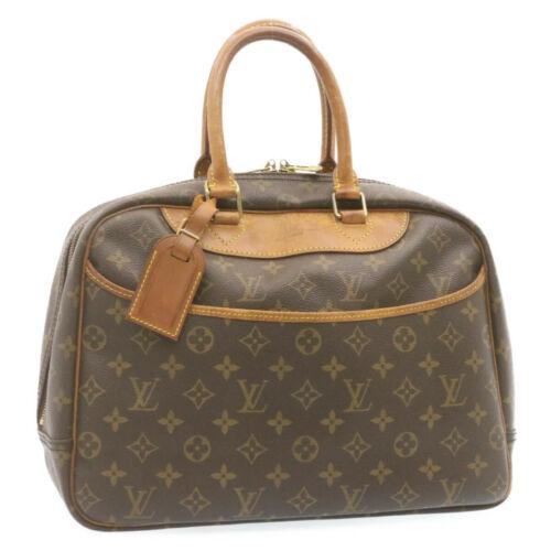 Authentic LOUIS VUITTON Monogram Deauville Hand Bag: This item qualifies for FREE DOMESTIC SHIPPING to customers in the USA Brand: LOUIS VUITTON Size: W37 x H27 x D14cm(Approx) Color: Monogram Country/Region of Manufacture: France Material: Monogram Can