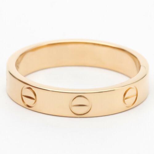 Authentic Polished CARTIER Mini Love Ring Band Size #51: This item qualifies for FREE DOMESTIC SHIPPING to customers in the USA The BIDHAUS Guarantee: Photos descriptions and estimates were prepared with the utmost care by our team of curation experts. All 