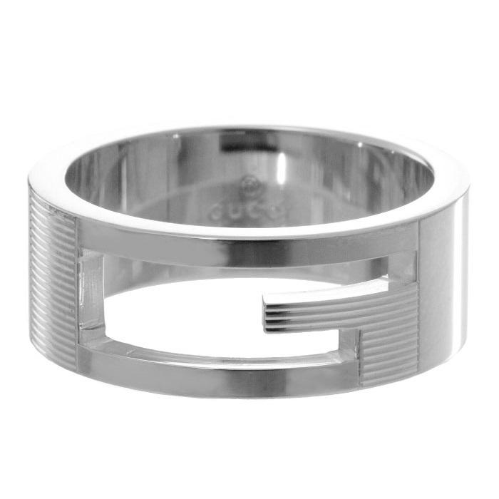 Authentic Gucci Open G # 11 Silver 925 Casual Band Ring: This item qualifies for FREE DOMESTIC SHIPPING to customers in the USA Brand: Gucci Model: Open G # 11 Type: Band ring Gender: Unisex Accessories: None Condition: Opened (never used) Material: Silver