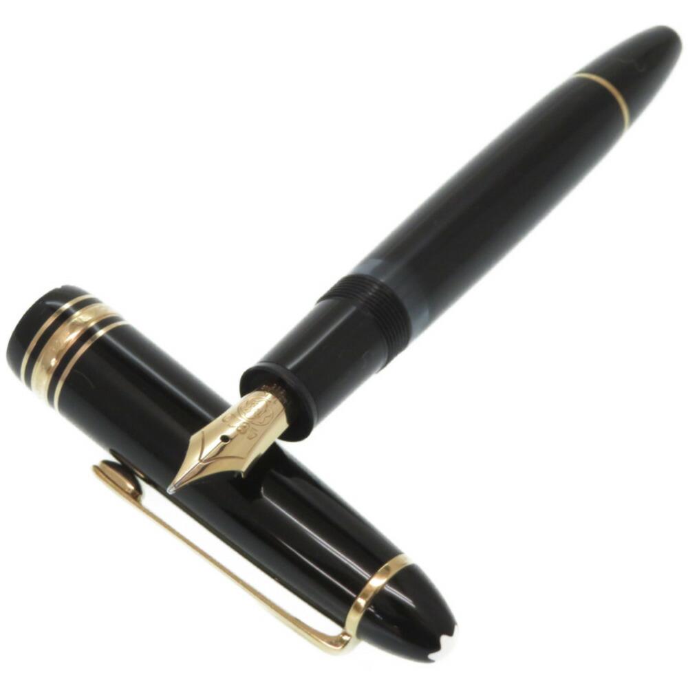 Authentic Montblanc Meisterstick 1.46 Fountain Pen: Brand: Montblanc Model: 146 Type: Fountain pen Gender: Men Condition: Used (acceptable) Color: Black Length: 1.4mm / 0.05'' The BIDHAUS Guarantee: Photos descriptions and estimates were prepared with 