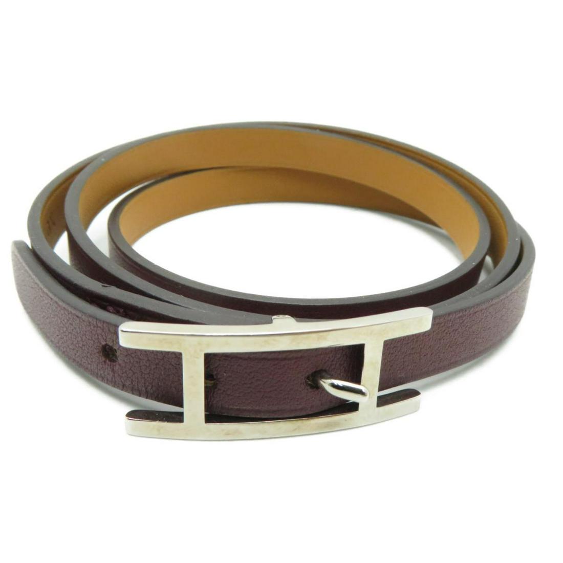 Authentic HERMES Hapi â…¢ Rouge H/Black Chamonix: This item qualifies for FREE DOMESTIC SHIPPING to customers in the USA Brand: HERMES Model: HERMES Hapi â…¢ Rouge H/Black Chamonix Calfskin Category: Women:Accessory Color: Rouge H/Black ï¼ˆLen
