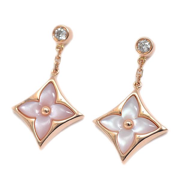 Authentic Louis Vuitton Puss Star Blossom Nacre Diamond: This item qualifies for FREE DOMESTIC SHIPPING to customers in the USA Brand: Louis Vuitton Model: Q96667 Gender: Women Accessories: Box Condition: Used (like new) Material: Shell Color: Pink Size (Hx