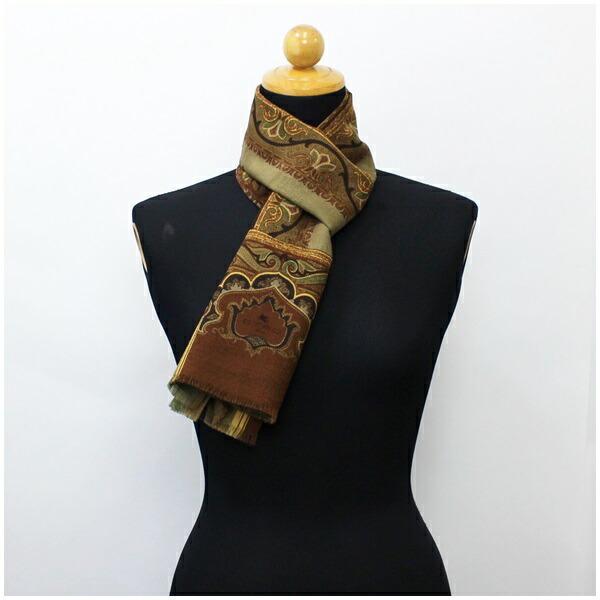 Authentic Etro Silk Wool Rectangular Stole Scarf Green: Brand: Etro Type: Stole Gender: Men,Women Condition: Used (very good) Material: Silk ,42% ,Wool ,58% Color: Brown, Green Size (LxW): 1.4m x 42cm / 55.11'' x 16.53'' The BIDHAUS Guarantee: Photos descr