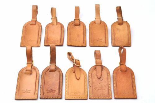 Authentic Louis Vuitton Name Tag Beige 10Set LV: This item qualifies for FREE DOMESTIC SHIPPING to customers in the USA Brand: Louis Vuitton Material: Leather Type: Name Tag Style: Name Tag Color: Beige Country/Region Of Manufacture: France The BIDH