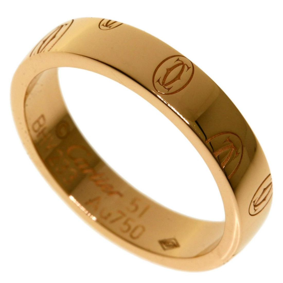 Authentic Cartier Happy Birthday # 51 Rings / K18 Pink: Brand: Cartier Gender: Women Condition: Used (very good) Material: Pink gold (18K) Color: Pink gold Weight: 4.5g / 0.15oz. US Size: 6 Other Size: 51 Width: 3.8mm / 0.15'' Maintenance: Polished Overall