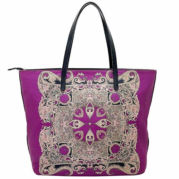 Authentic Etro Tote Bag Leather Multicolor Black Purple: This item qualifies for FREE DOMESTIC SHIPPING to customers in the USA Brand: Etro Type: Handbag, Tote bag Condition: Used (good) Material: Leather Color: Black, Multi-color, Purple Size (HxWxD): 32cm