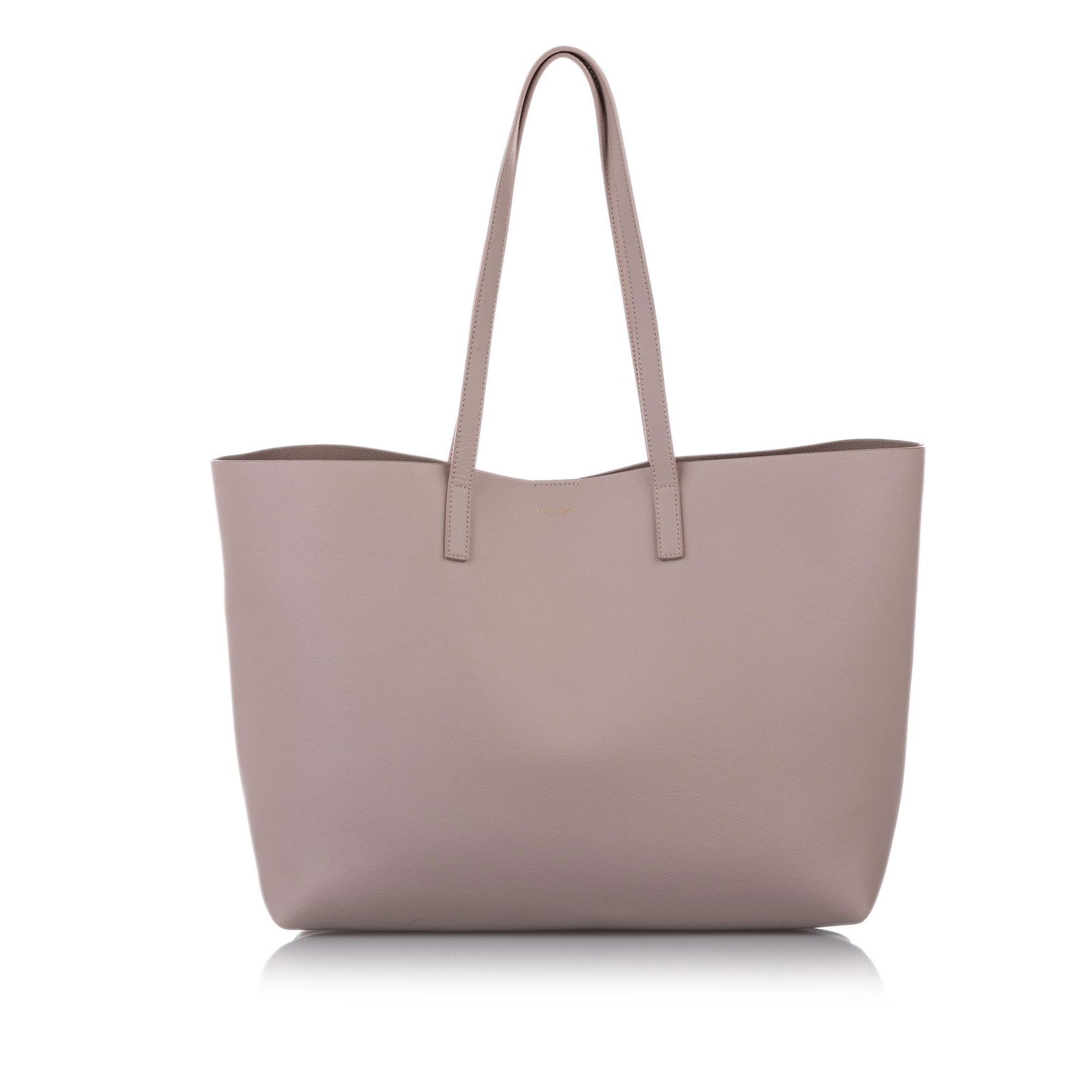 Authentic YSL EastWest Leather Tote Bag: This item qualifies for FREE DOMESTIC SHIPPING to customers in the USA The EastWest Tote features a leather body a flat leather straps a top magnetic closure and an interior zip pouch. Brand: YSL Mode