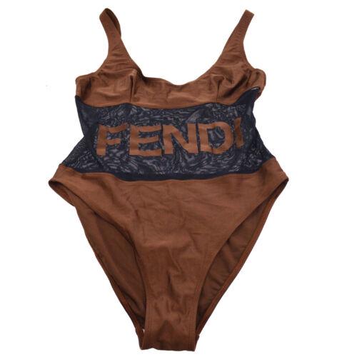 Authentic FENDI Sleeveless Swimwear Swimsuit: This item qualifies for FREE DOMESTIC SHIPPING to customers in the USA " Country/Region of Manufacture: Italy Size (Womens): 44 " Material: 80% Nylon 20% Elasthan Brand: FENDI Original/Reproduction: U