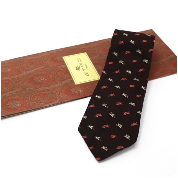 Authentic Etro silk tie dark brown: This item qualifies for FREE DOMESTIC SHIPPING to customers in the USA Brand: Etro Type: Cravat Material: Silk ,100% Color: Dark brown Condition: Opened (never used) Gender: Men,Women Accessories: Pap