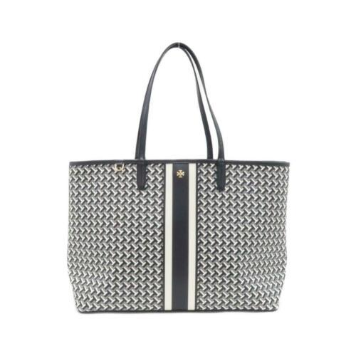 Authentic TORY BURCH Bag 64206: This item qualifies for FREE DOMESTIC SHIPPING to customers in the USA Brand: TORY BURCH Size: W x H x D : 38.5-46cm x 29.5cm x 14.5cm Grip : 52cm Style: Tote Bag MPN: 64206 Color: 004/BLACK TZAC MFO 