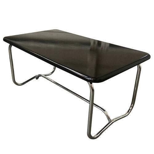 Wolfgang Hoffmann Style Art Deco Chrome and Black: Width: 20.00 (in) Height: 15.50 (in) Depth: 30.00 (in) The BIDHAUS Guarantee: Photos descriptions and estimates were prepared with the utmost care by our team of curation experts. All items in this au