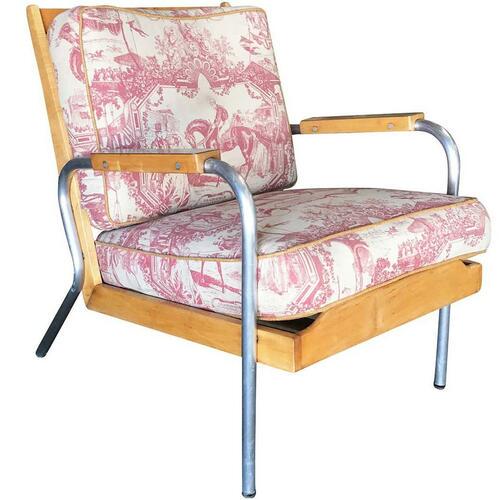 Mid-Century Francois Caruelle Style Blonde Hardwood and: Width: 25.50 (in) Height: 31.00 (in) Depth: 31.00 (in) The BIDHAUS Guarantee: Photos descriptions and estimates were prepared with the utmost care by our team of curation experts. All items in this au