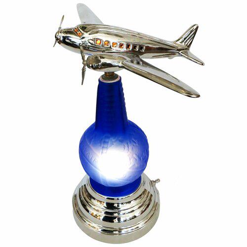 1939 Worlds Fair Light Up Bottle Airplane Lamp: Width: 14.00 (in) Height: 16.00 (in) Depth: 8.00 (in) The BIDHAUS Guarantee: Photos descriptions and estimates were prepared with the utmost care by our team of curation experts. All items in this auc