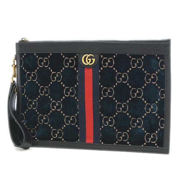 Authentic Gucci GG Marmont Sherry Line Clutch Bag: This item qualifies for FREE DOMESTIC SHIPPING to customers in the USA Brand: Gucci Line: GG Marmont Type: Clutch bag Accessories: Dust bag Condition: Used (like new) Weight: 325g / 11.46oz. Color: Na