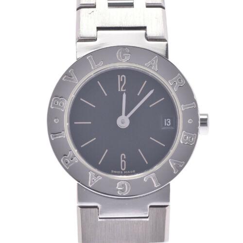 Authentic BVLGARI Bulgari Bulgari 23 BB23SS watch: This item qualifies for FREE DOMESTIC SHIPPING to customers in the USA Brand: BVLGARI Style: watch Material: Stainless Steel Color: Black Size: See Description Department: Ladies Movement: Quartz Dial