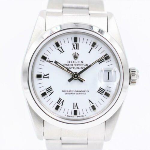 Rolex Datejust 68240 White Print Rome 93 Series: Rolex Datejust 68240 White Print Rome 93 Series Self-winding Boys Watch Brand: Rolex Type: Wristwatch Department: Boys The BIDHAUS Guarantee: Photos descriptions and estimates were prepared with the u