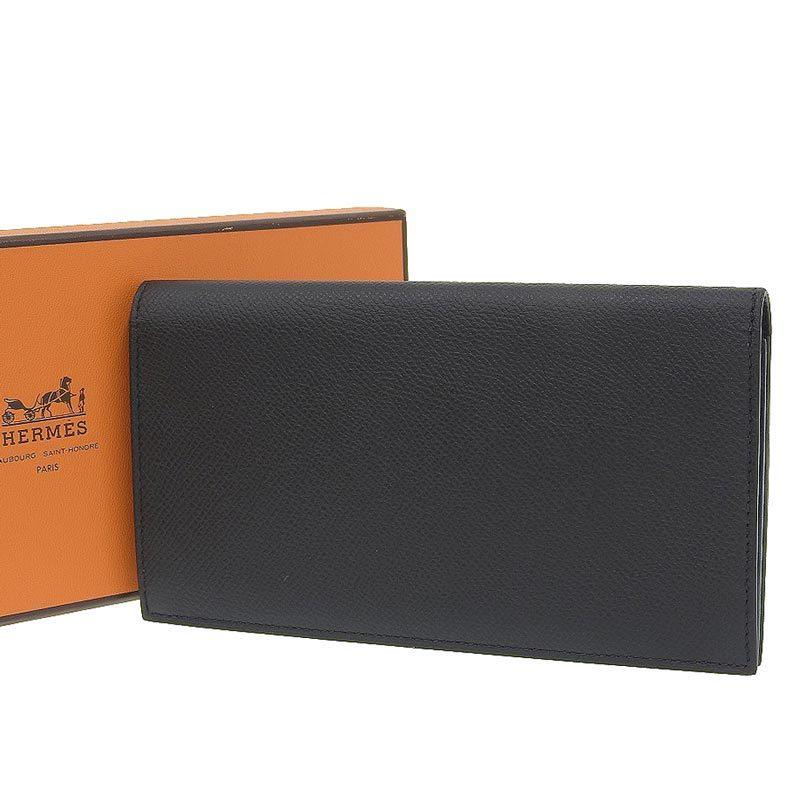 Hermes Citizen Twill Long Vaux Epson Silk SV Hardware: Hermes Citizen Twill Long Vaux Epson Silk SV Hardware Black Tool Box DBrand: Hermes Line: Toolbox Condition: Used (very good) Color: Black Size (HxWxD): 9.5cm x 17.5cm x 1.5cm / 3.74'' x 6.88'' x 0.59