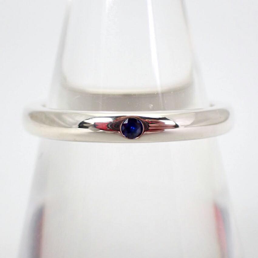 TIFFANY 925 sapphire bundling No. 10: TIFFANY 925 sapphire bundling No. 10Brand: Tiffany Type: Band ring Condition: Used (very good) Material: Silver 925 Width: 2.6mm / 0.1'' Stone: Sapphire Weight: 2.6g / 0.09oz. US Size: 5.5 Maintenance