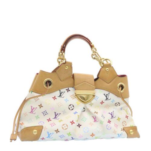 LOUIS VUITTON Monogram Multicolor Ursula Tote Bag White: LOUIS VUITTON Monogram Multicolor Ursula Tote Bag White M40123 LV Brand: LOUIS VUITTON Bag Length: 16.5inch(Approx) / 42cm(Approx) Style: Tote Bag Department: Women Material: Monogram Multicolor Canva
