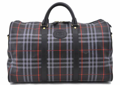 Burberrys Sport Nova Check Travel Boston Bag PVC: Burberrys Sport Nova Check Travel Boston Bag PVC Leather Navy Brand: Burberrys Type: Boston Bag Bag Length: 18.9inches (48cm) Department: Women Bag Height: 11inches (28cm) Material: PVC Bag Depth: 9.1