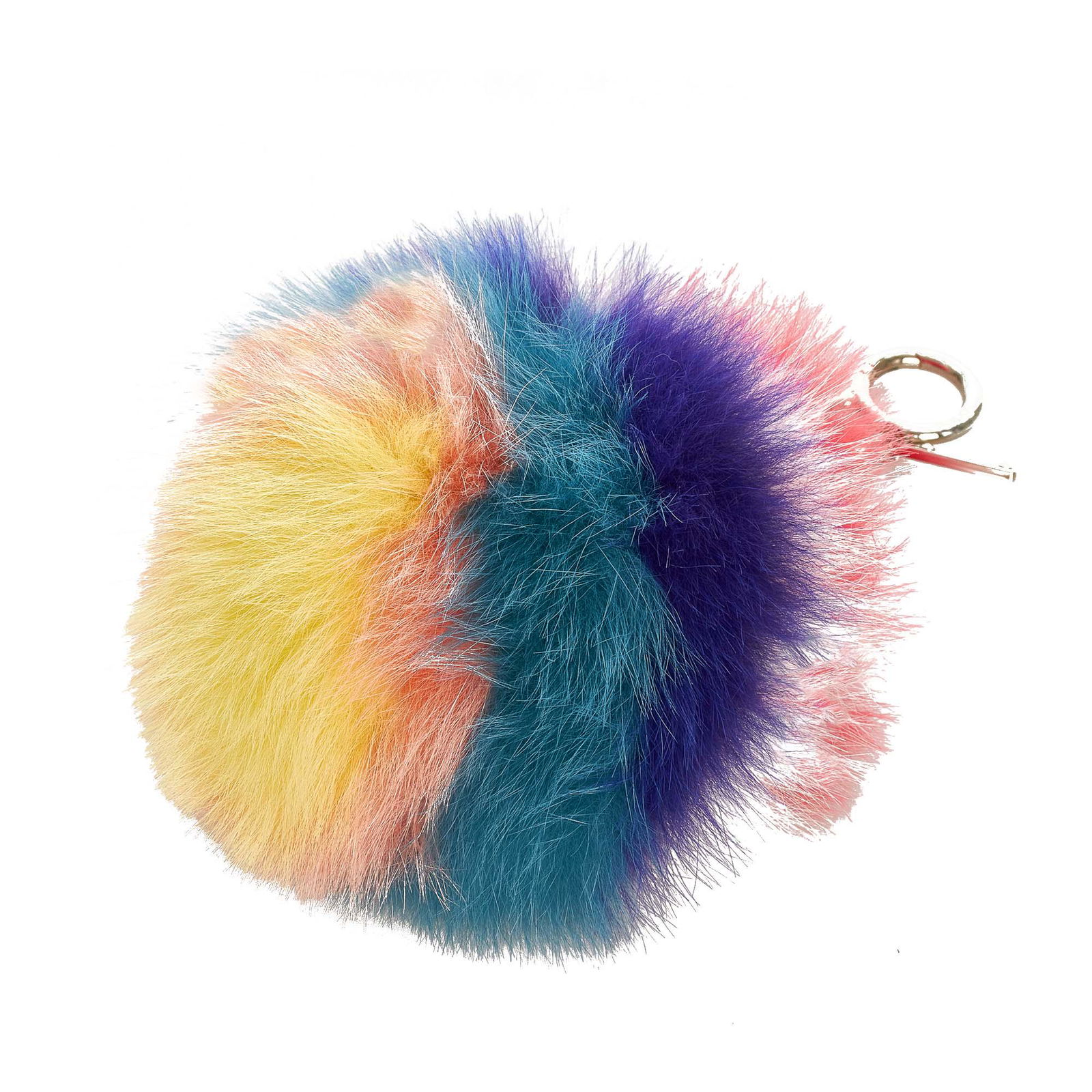 Fendi Monster Charm Key Chain: Fendi Monster Charm Key Chain This charm features a fur body and a silver-tone clasp closure. Brand: Fendi Model: Monster Charm Key Chain Origin: Italy Category: Accessories Color: Blue Style: Others