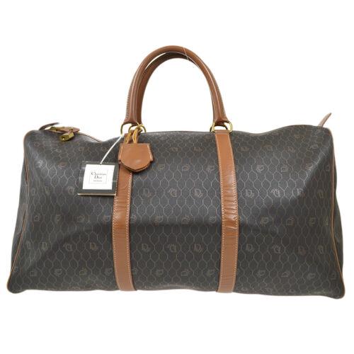 Christian Dior Honeycomb travel Boston Hand Bag Purse: Christian Dior Honeycomb travel Boston Hand Bag Purse Gray PVC Leather Gender: Adult Unisex Country/Region of Manufacture: France Style: Hand bag Decade: Unknown Material: PVC Leather Original/Reprodu