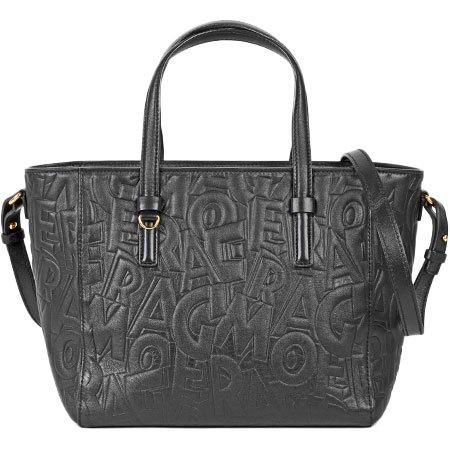 Salvatore Ferragamo Bonnie 2WAY handbag with strap: Salvatore Ferragamo Bonnie 2WAY handbag with strap black leather gold metal fittings RE-21F963Brand: Salvatore Ferragamo Model: RE-21F963 Type: Handbag Accessories: Dust bag, Shoulder strap Condition: