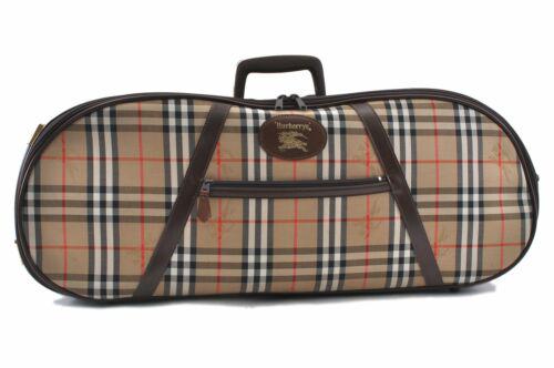 Burberrys Nova Check Violin Case Canvas Beige: Burberrys Nova Check Violin Case Canvas Beige Brand: Burberrys Bag Length: 28.1inches (71.5cm) Bag Height: 10.6inches (27cm) Bag Depth: 4.3inches (11cm) Handle Drop: 1.6inches (4cm) Style: Violin Case
