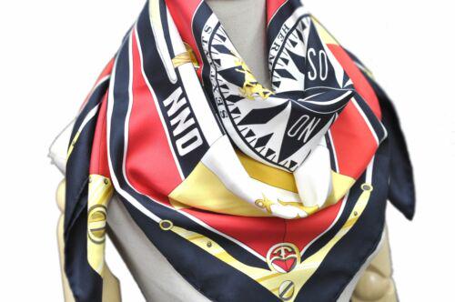 HERMES Scarf "SEXTANTS" Silk Black: HERMES Scarf "SEXTANTS" Silk Black Brand: HERMES Country/Region of Manufacture: France Style: Scarf Type: Scarf Department: Women Material: Silk Color: Black Size(cm): W90 x H90cm(Approx) Size(inch):