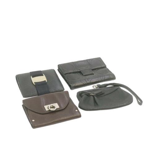 SALVATORE FERRAGAMO Gancini Vara Wallet 4Set Leather: SALVATORE FERRAGAMO Gancini Vara Wallet 4Set Leather Black Brown Brand: Salvatore Ferragamo Type: unknown Color: Black Material: Leather Department: Woman EAN: Does not apply The BIDHAUS Guarantee: Al
