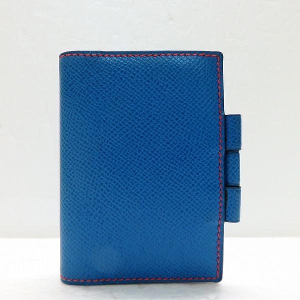 Hermes Vaux Epson Agenda PM Notebook Cover Ajanda: Hermes Vaux Epson Agenda PM Notebook Cover Ajanda Bicolor LadiesBrand: Hermes Line: Agenda Gender: Women Accessories: Box Condition: Used (good) Color: Blue, Red color Size (HxWxD): 10cm x 7.5cm x 2cm