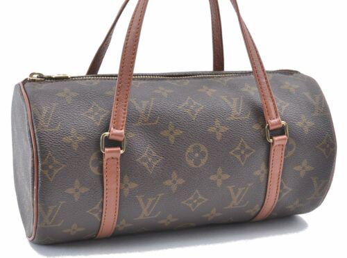 Louis Vuitton Monogram Papillon 26 Hand Bag Old Model: Louis Vuitton Monogram Papillon 26 Hand Bag Old Model M51366 LV Brand: Louis Vuitton Exterior Material: Monogram Canvas Style: Hand Bag Department: Women Exterior Color: Brown Bag Height: 5.5inches (1