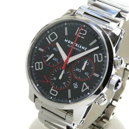 Montblanc Time Walker Limited 77 Chrono 7069 Automatic: Montblanc Time Walker Limited 77 Chrono 7069 Automatic Black Men's Watch Brand: Montblanc Type: Wristwatch Department: Mens The BIDHAUS Guarantee: All items in this auction are guaranteed authentic an