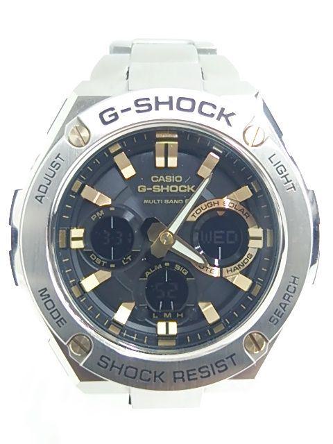 CASIO G-SHOCK GST-W110D-1A9JF G-STEEL Tasolar watch: CASIO G-SHOCK GST-W110D-1A9JF G-STEEL Tasolar watchBrand: Casio Line: G-Shock Type: Sports watch Gender: Men Movement: Solar Accessories: Inner box, Links, Manual Condition: Used (good) Case Scratches