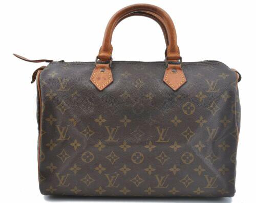 Louis Vuitton Monogram Speedy 30 Hand Bag Old Model LV: Louis Vuitton Monogram Speedy 30 Hand Bag Old Model LV Brand: Louis Vuitton Exterior Material: Monogram Canvas Style: Hand Bag Department: Women Exterior Color: Brown Bag Height: 9inches(23cm) Bag Dep