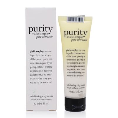 PHILOSOPHY/PURITY MADE SIMPLE PORE EXTRACTOR FACE MASK: PHILOSOPHY/PURITY MADE SIMPLE PORE EXTRACTOR FACE MASK 1.0 OZ (30 ML) PHILOSOPHY PURITY MADE SIMPLE MASK 1.0 OZ PHILOSOPHY The BIDHAUS Guarantee: All items in this auction are guaranteed authentic and