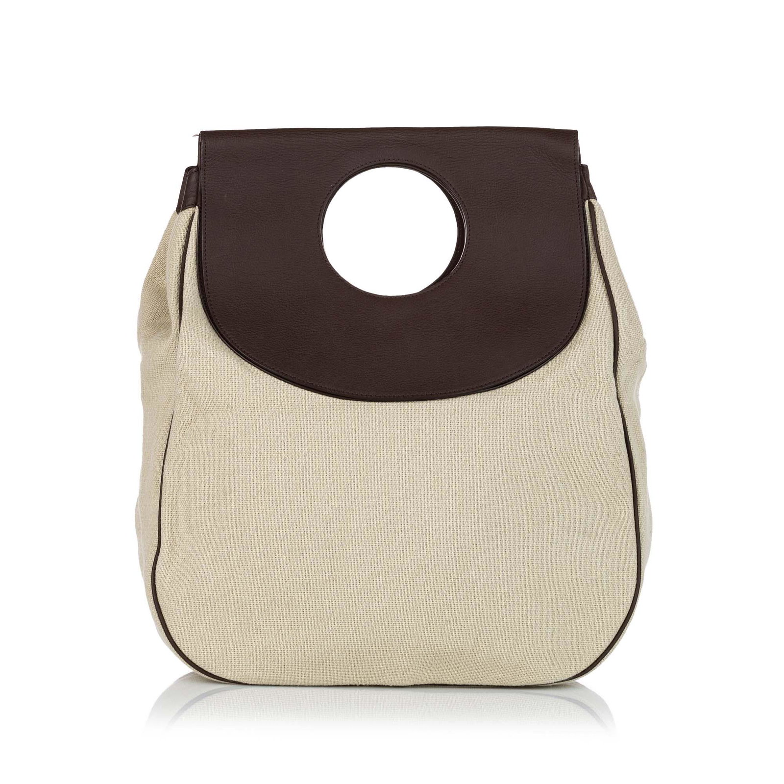 Balenciaga Edition Canvas Tote Bag: Balenciaga Edition Canvas Tote Bag This tote bag features a canvas body with leather trim flat leather handles a top flap with snap closure and an interior zip pocket. Brand: Balenciaga Model: Edition