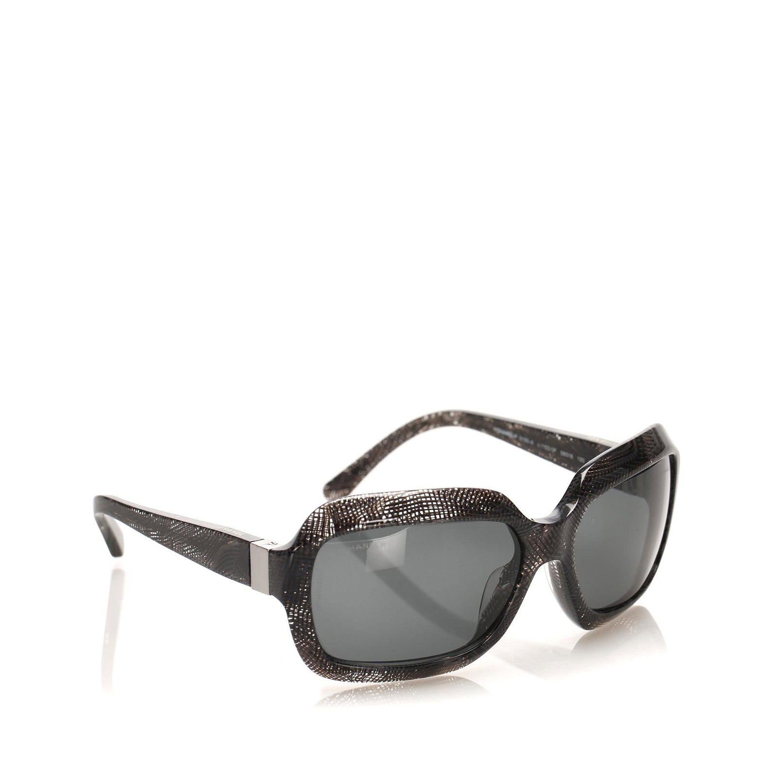 Chanel Round Tinted Sunglasses: Chanel Round Tinted Sunglasses These sunglasses feature an acetate body and tinted lenses. Brand: Chanel Model: Round Tinted Sunglasses Origin: ITALY Category: Accessories Color: Gray Style: Others Ma