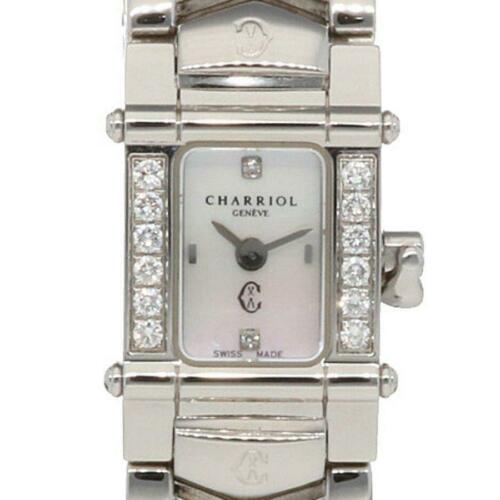 Charriol Columbus Diamond Bezel Stainless Steel Silver: Charriol Columbus Diamond Bezel Stainless Steel Silver Ladies Watch Brand: Charriol Type: Wristwatch Department: Womens The BIDHAUS Guarantee: All items in this auction are guaranteed authentic and co
