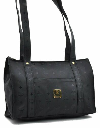 mcm nylon tote bag