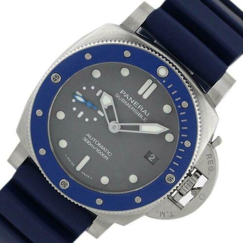 Panerai Submersible PAM00959 Automatic Rubber Stainless: Panerai Submersible PAM00959 Automatic Rubber Stainless Steel Men's Brand: Panerai Type: Wristwatch Department: Mens The BIDHAUS Guarantee: All items in this auction are guaranteed authentic and come